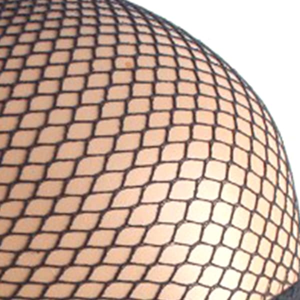 Parykhætter Nylon Strækbar Åndbar Dome Mesh Net Parykhætte Til Cosplay Udklædning Sort