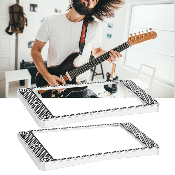 Elgitarr Humbucker Pickup Monteringsring, Metall Monteringsring för Gitarrdelar Tillbehör