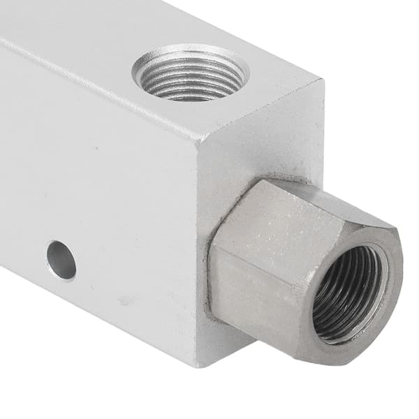 Vakuumgenerator Pneumatisk ejektor Aluminiumlegering Högflödeskoppling EV-20