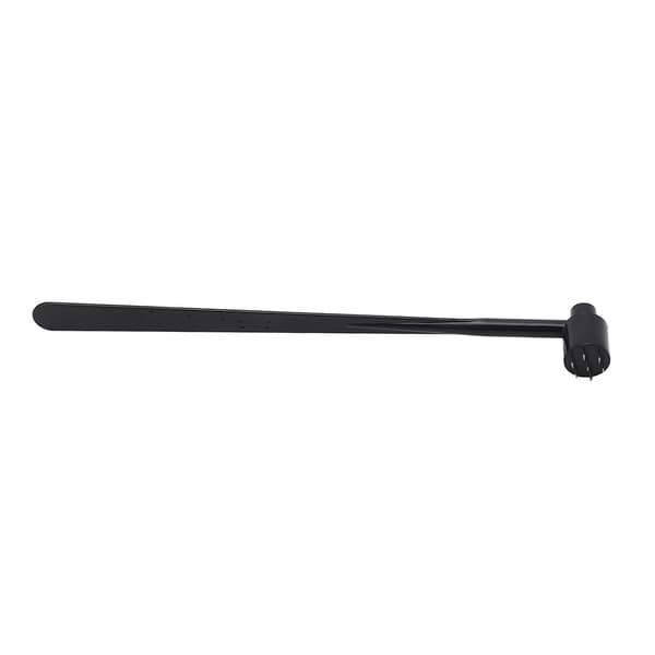 5 stk. enkeltsidet dermal punch, blommeblomstspids, sort ABS-greb, stål, industriel brug