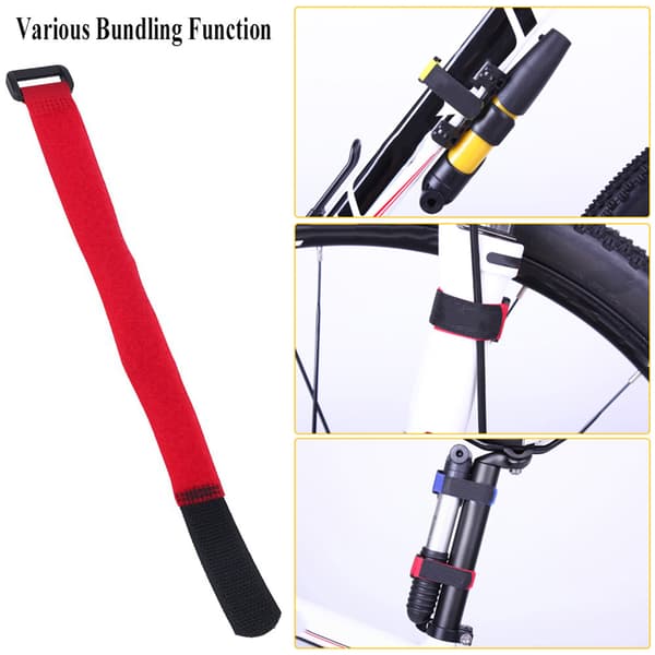 5-pack nylon cykelstyrremmar - röd (set om 5)