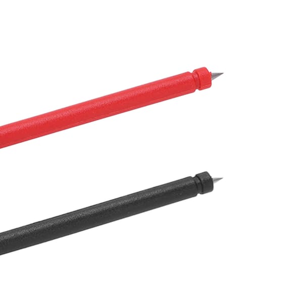 2 STK Multimeter Piercing Probe Testkrog, 4mm Port, Isoleringsnål til Bilreparation