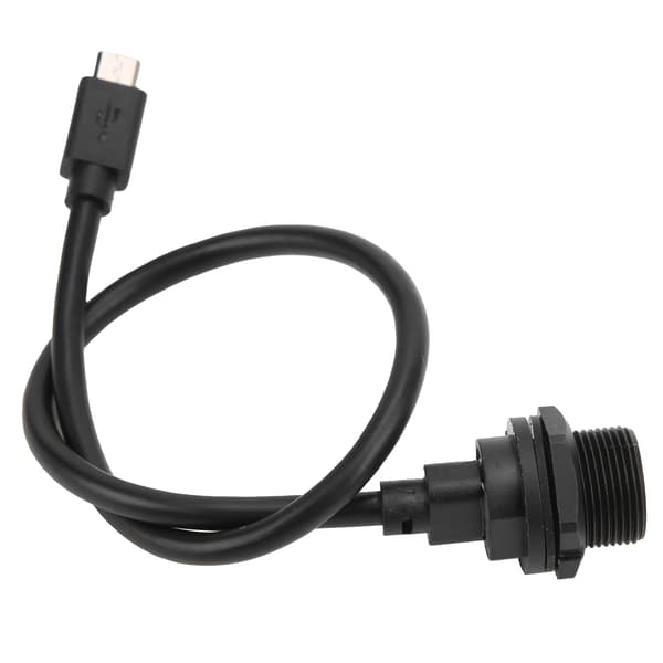 Vandtæt Micro USB-stik IP67 Hun til Han Kabelstik 0,3m E10MCTFF/MCAM
