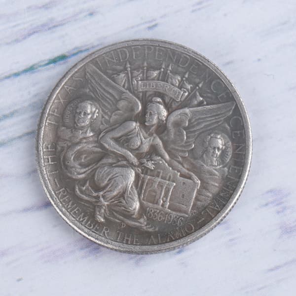 USA 1936 D Texas Messing Sølv Dollar Vintage Mindemønt Samling