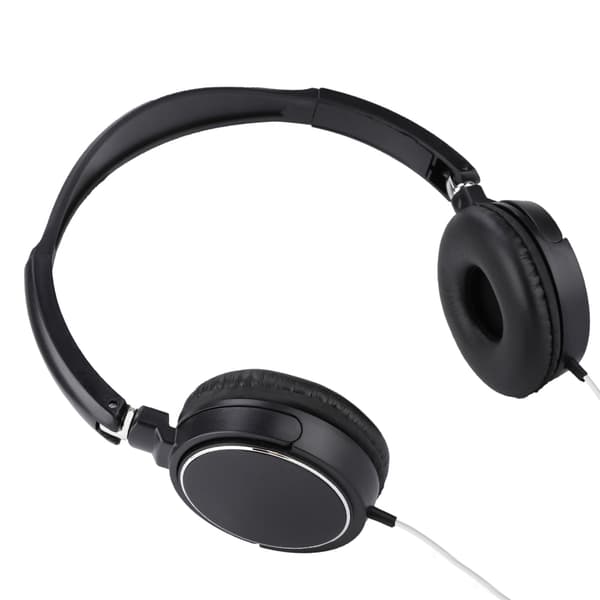 Hopfällbara On-Ear Trådbundna Hörlurar HiFi Stereo Bas Kompakta