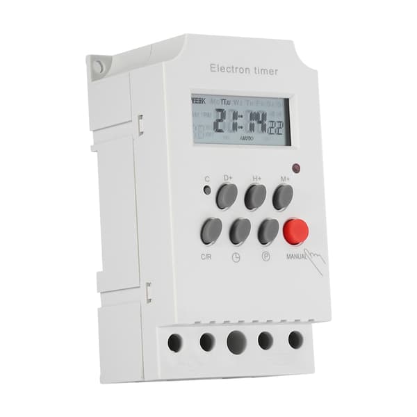 KG316T-II 30A Digital Timerrelä, 110V AC Programmerbar Strömbrytare, Elektronisk Tidskontroll