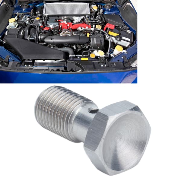 0.8in Banjo Bolt Fitting M10x1.0 Rustfrit Stål Korrosionsbestandigt Tilbehør til Bil