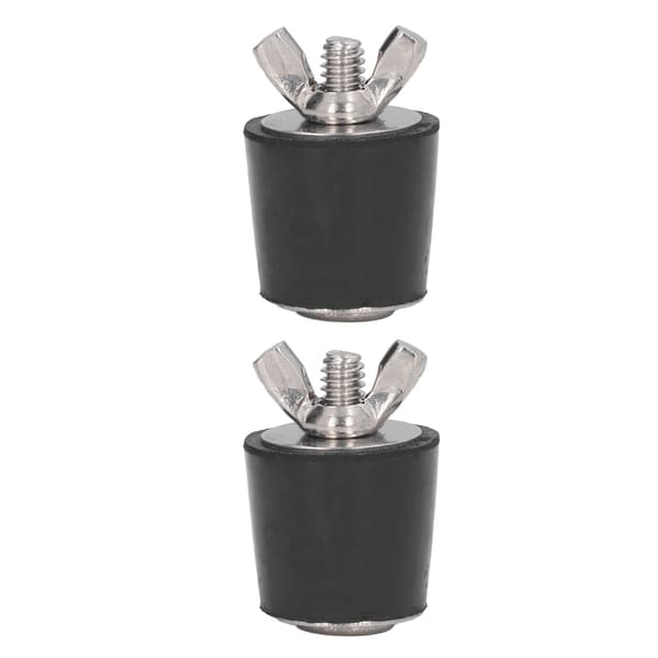 2-pack poolvinterplugg avsmalnande gummiproppar pooltillbehör 25 mm