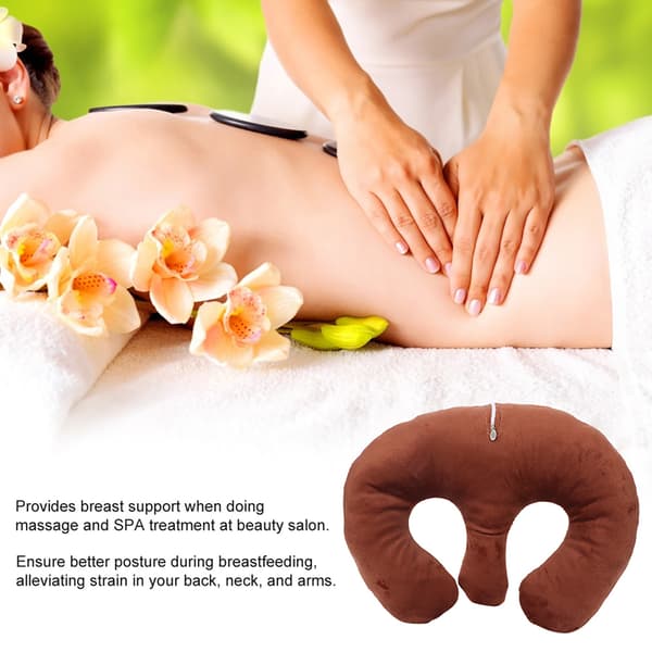 Skönhetssalong Bröststödskudde SPA Massage Bröstkudde Mörk Kaffe