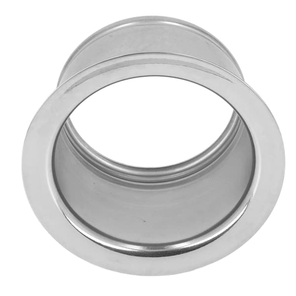 114 mm forlænget vaskeflange i rustfrit stål, dyb affaldskværnflange, reservedele til køkkenvask