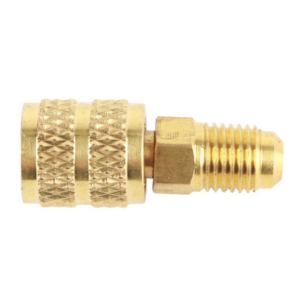 R410A A/C Adapter 1/4\" Han SAE til 5/16\" Hun SAE HVAC Slangekobling