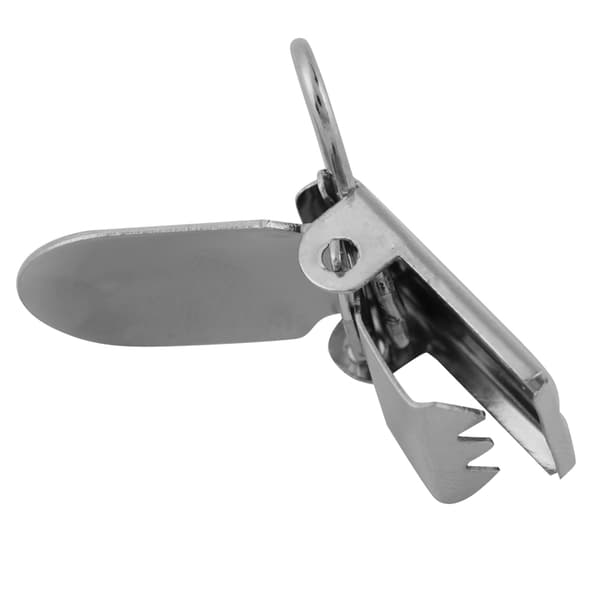 Sølv Metal Seler Sutteclips Holder Reparationsdele Tilbehør (25mm)