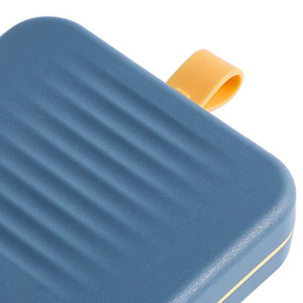 Bärbar Blå Magnetisk Sybox Dubbellager för Hem Sovsal Resa