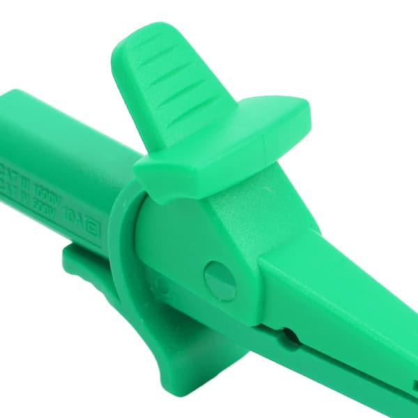 Isoleret testklemme 20 mm åbning strømprobe med 4 mm bananstik til auto-elarbejde