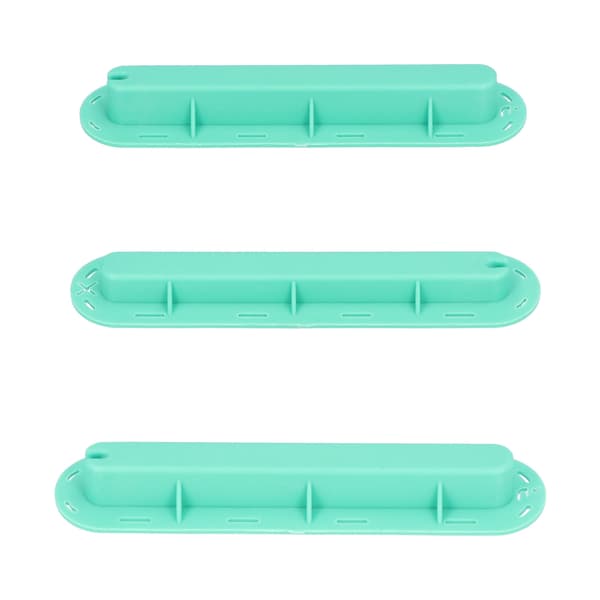 Surfbräda Fenboxplugg 3-pack - Fenkanalbas i plast med skruvar, grön