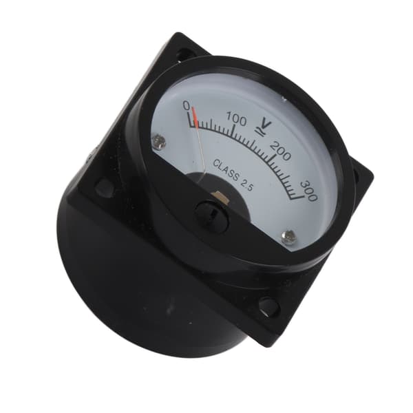 AC 0-300V Rund Voltmeter, ABS Analog Urtavla, Noggrann Panelmätare för SO-45, 85mm
