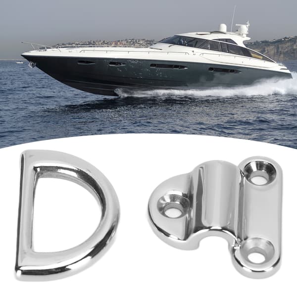 316 rustfrit stål D-ring fastgørelsesbasekit til marine yacht reb tilbehør