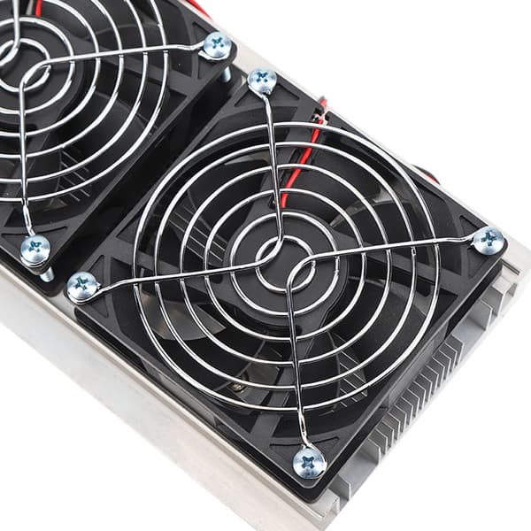 Termoelektrisk Peltier-køler 12V Dual Core Chip Set til minikøleskab, 40x40mm