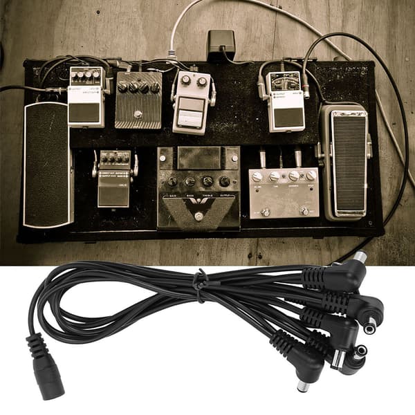 9V Gitarr Effektpedal Strömförsörjning AC-adapter 100-240V EU-kontakt