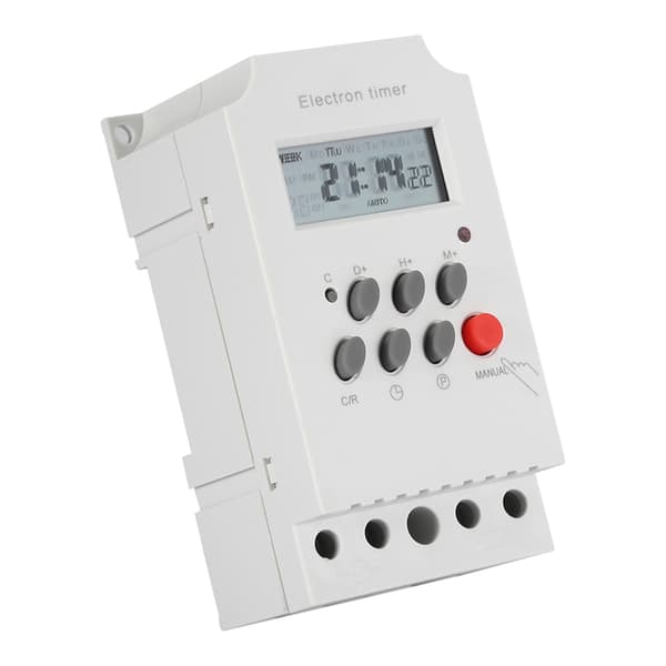 KG316T-II 30A Digital Timerrelä, 110V AC Programmerbar Strömbrytare, Elektronisk Tidskontroll