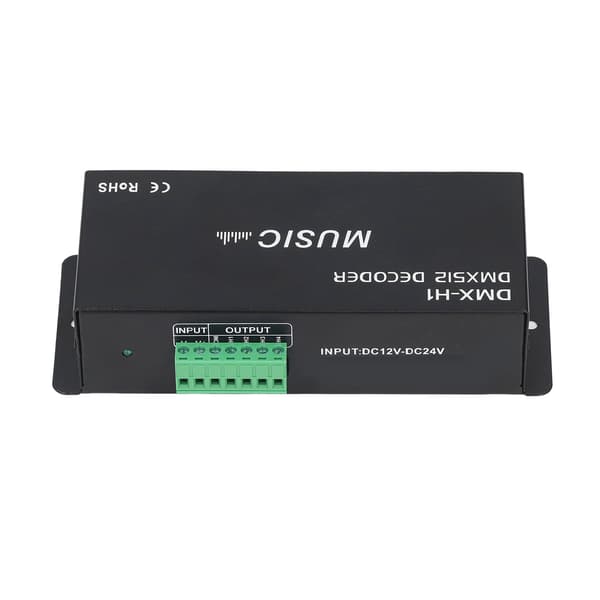 4-kanals DMX512-dekoder justerbar RGB LED-dæmpercontroller til barer, hoteller, ædru barer 8A