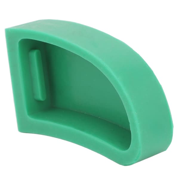 Dental silikon gipsmodell slitsad formare basformar avtrycksmaterialform grön vänster