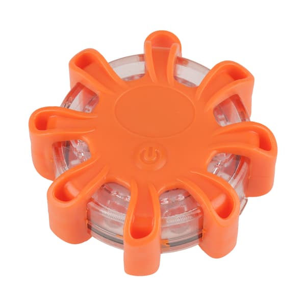 8LED Multifunktionel Nødadvarselslampe til Bil Båd, Vejkant Hazard Blinker, Orange