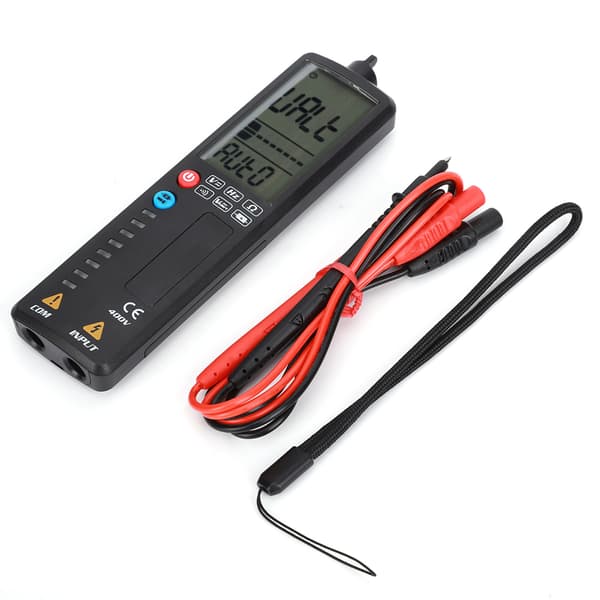 Berøringsfri LCD Digital Dual Mode Multimeter AC DC Spændingsmodstand Frekvensmåler Tester