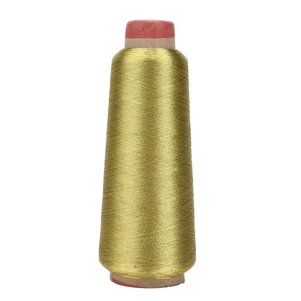 Sytråd Slidstærkt Husholdningspolyestergarn til DIY Broderimaskineprojekt (Guld)