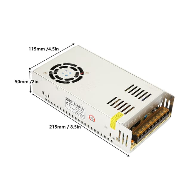 110V-220V AC til 36V 10A 360W Switch Mode Strømforsyning Konverter Adapter