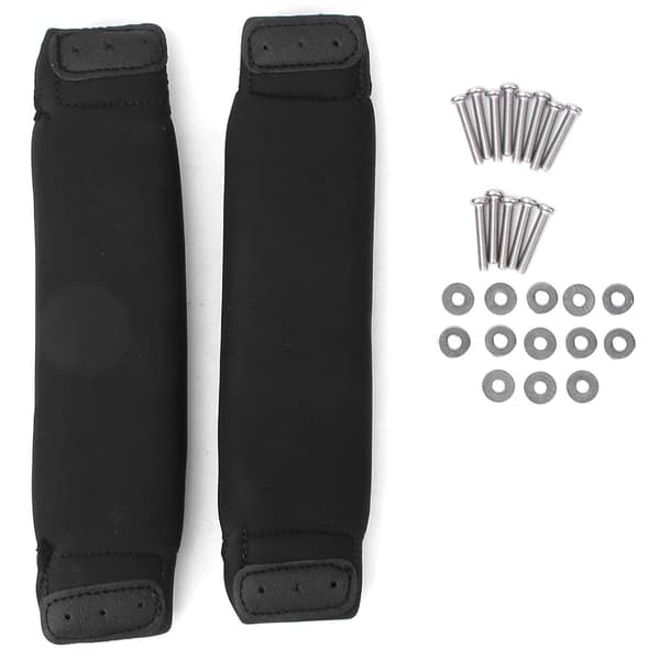 2 STK Sorte Kiteboarding Kitesurf Surfbræt Fodstropper Reservedele til Surfing