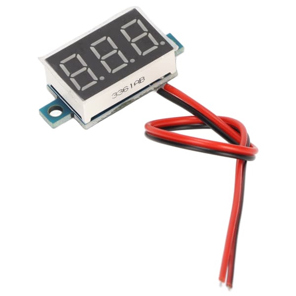 DC 4-40V Grön LED-display Digital Voltmeter Hög Noggrannhet Spänningstestare Infälld Montering DIY