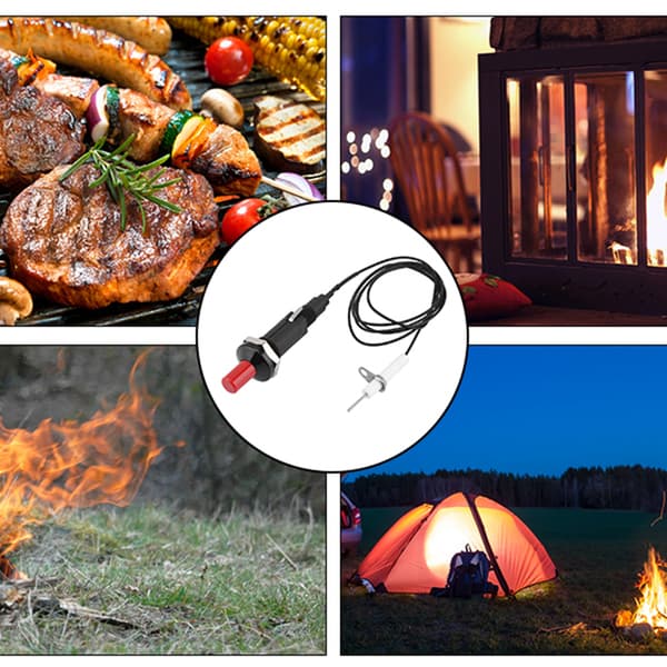 1 enhed 2-delt Piezo trykknap-tænder til BBQ-grill gaskomfur