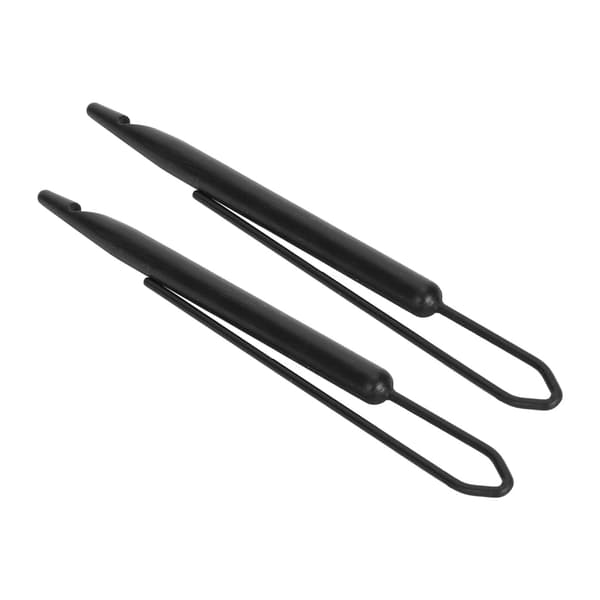 2 st Dreadlock Virknål Dubbelsidig Stark Plast Halkfri Dreadlock Interlocking Verktyg för Frisyrer DIY