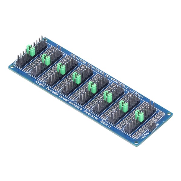 Programmerbar Modstandsplade 0.1Ω-9.999999MΩ 8-kanals Skrueterminalblok Præcisions Elektronisk Modul