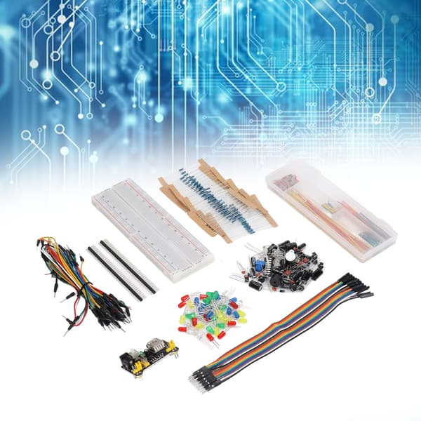 Startpaket för elektroniska komponenter med 830-punkts kopplingsdäck för R3-projekt