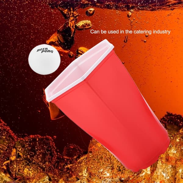 Hexcup Rødt Beer Pong Festkop Sæt