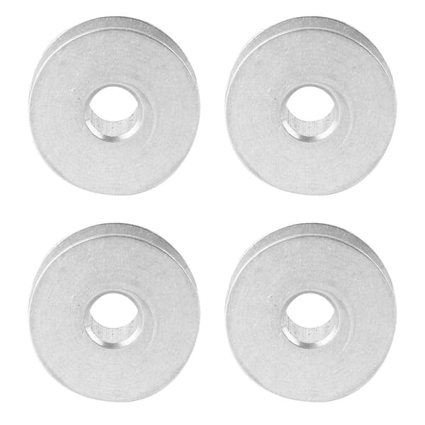 100 stk. aluminiumsspoler tomme spoler til flade symaskindele
