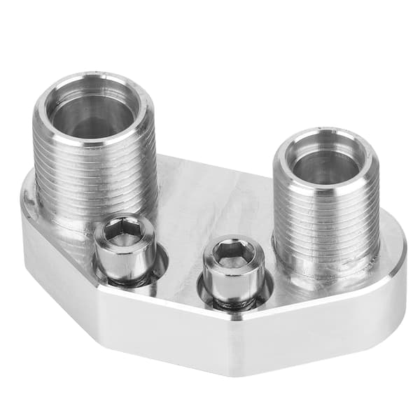 AC Kompressor Adapter Fitting Poleret Finish Passer til Sanden SD7B10 7176