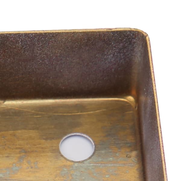 2 st koppar 6-håls pickup-skydd för underhåll av elgitarr, 70x39x16,5 mm
