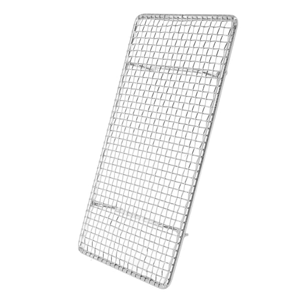 Rektangulär bakgaller i rostfritt stål, ugnssäker, högtemperaturmatlagning, rostning, grillning 19,2 cm