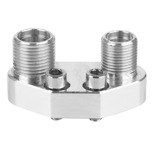AC Kompressor Adapter Fitting Poleret Finish Passer til Sanden SD7B10 7176
