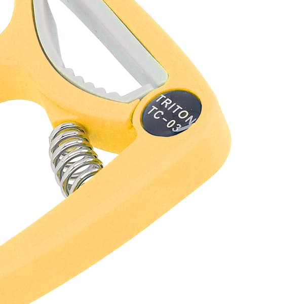 ABS Quick Clip Gitarr Capo Set med 5 Plektrum för Akustisk Elektrisk 6-strängad Gitarr Banjo Mandolin Ukulele Gul