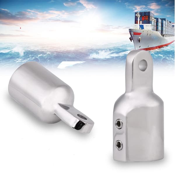 7/8 tommer 22 mm rustfrit stål øjeende til båd Bimini Top Cap Fitting Hardware