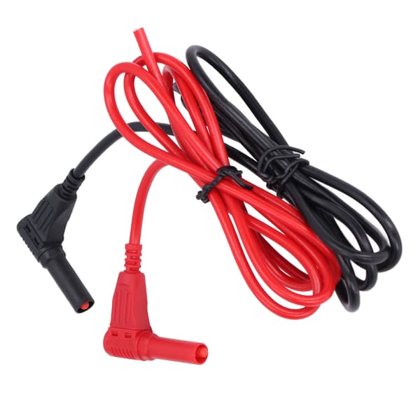 4 mm bananstik testledning han til han multimeter probetråd, 1 sæt elektrisk testkabel