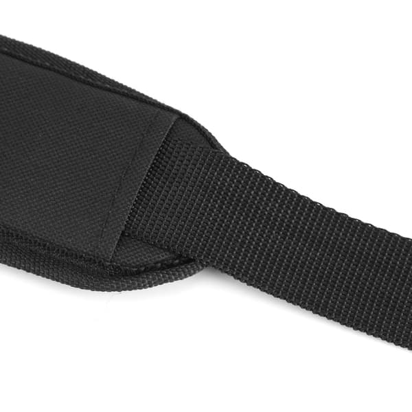 Sort justerbar nylon skulderrem til trimmerrydning med bærehage