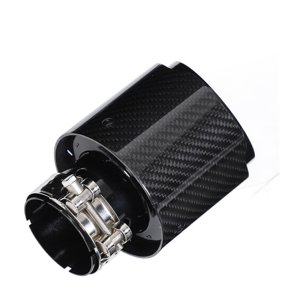 Bil Universal Avgasrör Ändrör Biltillbehör Inlopp 63mm Utlopp 101mm