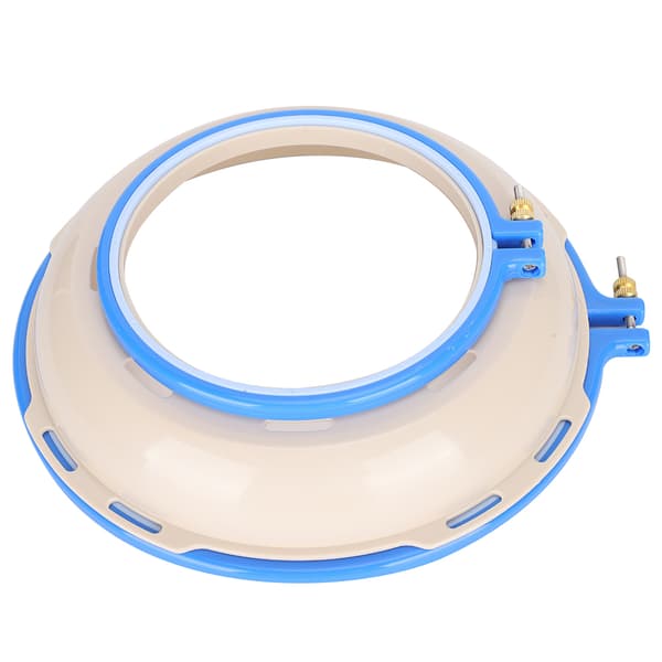 2 st broderiringar cirkel korsstygn ring plastram 1 st broderiringstativ