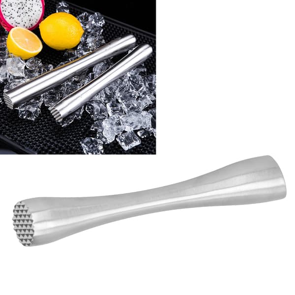 Cocktailmuddler i rustfrit stål, frugtmoser til bar, isknuser, DIY-drinkmuddler