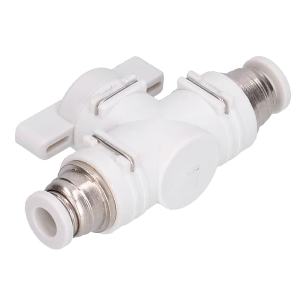 Pneumatisk luftfitting 6 mm lynkobling push-in unionadapter til flowreguleringsventil